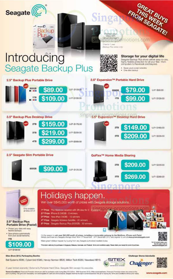 Featured image for Seagate External Storage Promotion Offers 23 Nov 2012