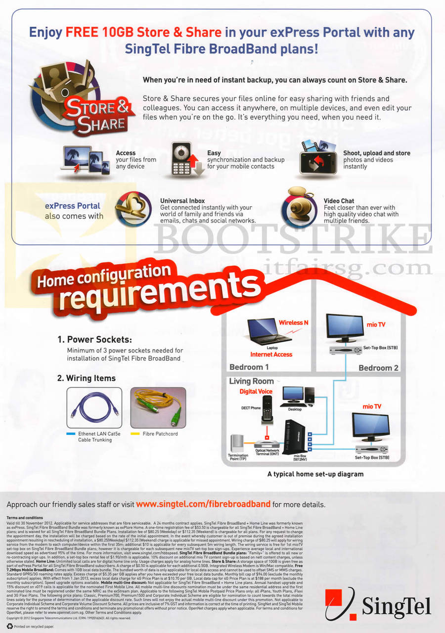 Store n Share, Home Configuration Requirements