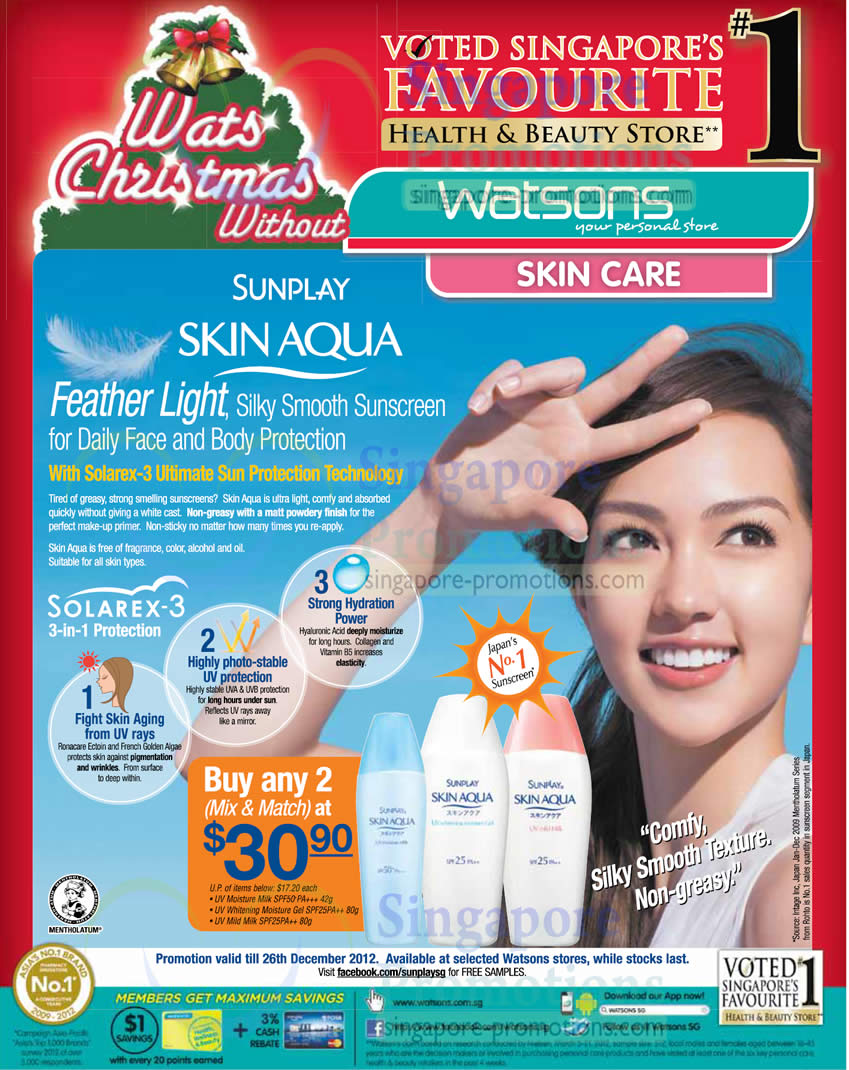 List of SunPlay Skin Aqua UV Whitening Moisture Gel related Sales