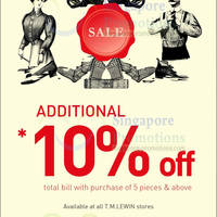 Featured image for (EXPIRED) T.M.Lewin 10% Off Total Bill With 5 Pieces Purchase @ Islandwide 15 Nov 2012