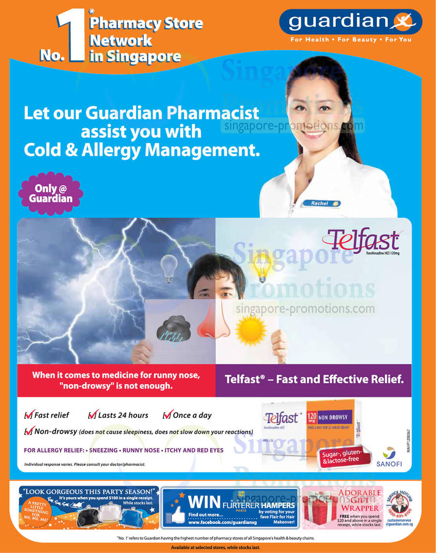 Telfast allergy relief