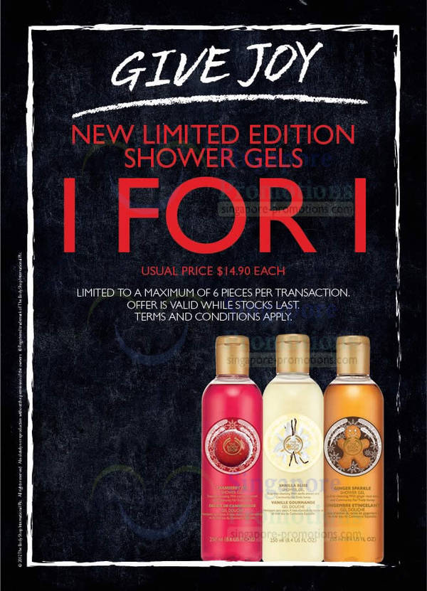 Featured image for (EXPIRED) The Body Shop 1 For 1 Bath & Shower Gels 2 – 7 Nov 2012