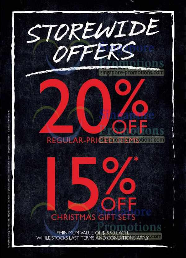 Featured image for (EXPIRED) The Body Shop 20% Off Storewide Promotion 29 Nov – 9 Dec 2012