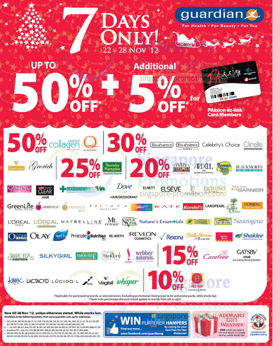 Up to 50 Percent Off Casting, Dentiste, Kate, Kordels, Garnier, Shaklee, Carefree, Revlon, Naturvital, Olay, Silkygirl, Kotex, Lactacyd