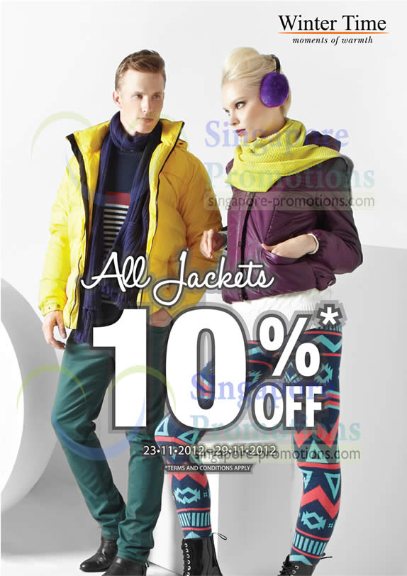 Featured image for (EXPIRED) Winter Time 10% Off Jackets Promotion 23 – 29 Nov 2012
