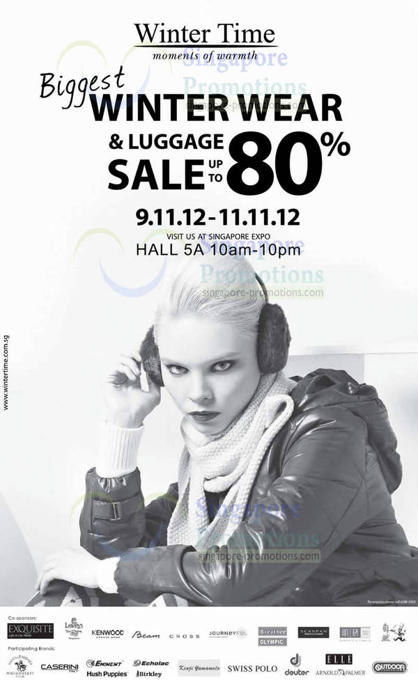 Featured image for (EXPIRED) Winter Time Sale Up To 80% Off @ Singapore Expo 9 – 11 Nov 2012