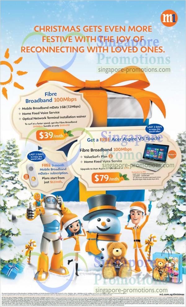 Featured image for M1 Smartphones, Tablets & Home/Mobile Broadband Offers 22 – 28 Dec 2012