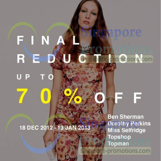 4 Jan Final Reductions