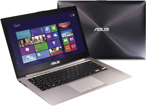 ASUS Windows 8 Zenbook Touch Ultrabook Notebook Now Available 9 Dec 2012