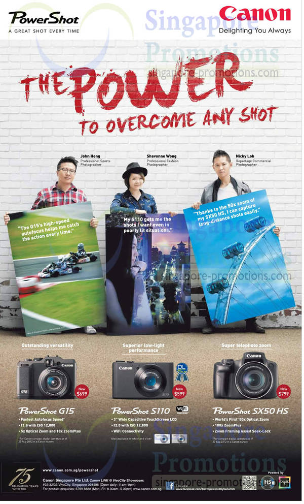 Featured image for Canon Digital Camera Offers 7 Dec 2012