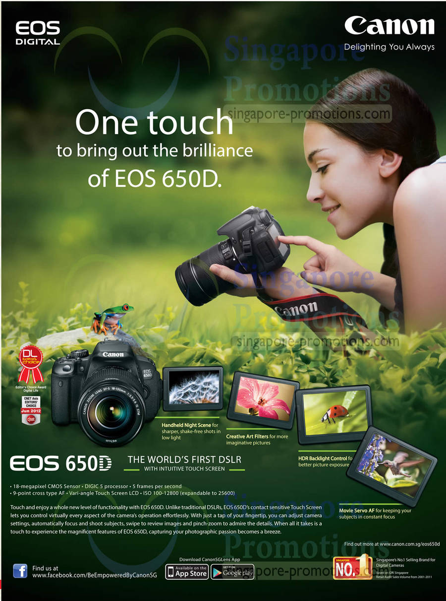 Canon EOS 650D DSLR Digital Camera