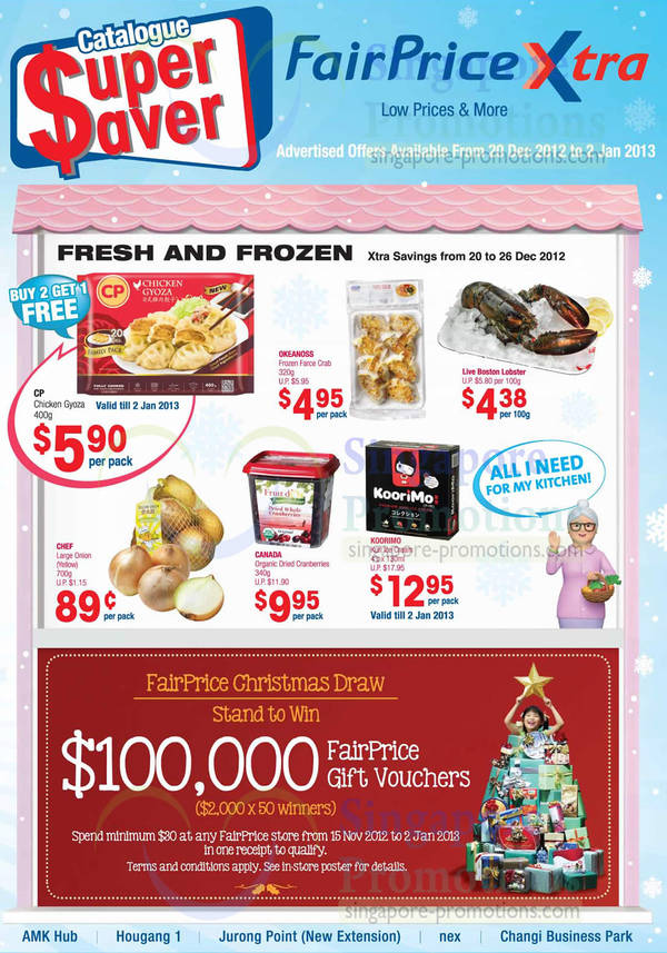 Featured image for (EXPIRED) NTUC Fairprice Electronics, Appliances & Kitchenware Offers 20 Dec 2012 – 2 Jan 2013