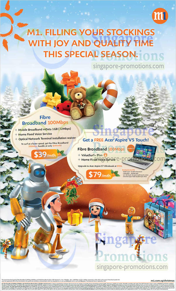 Featured image for M1 Smartphones, Tablets & Home/Mobile Broadband Offers 15 – 21 Dec 2012