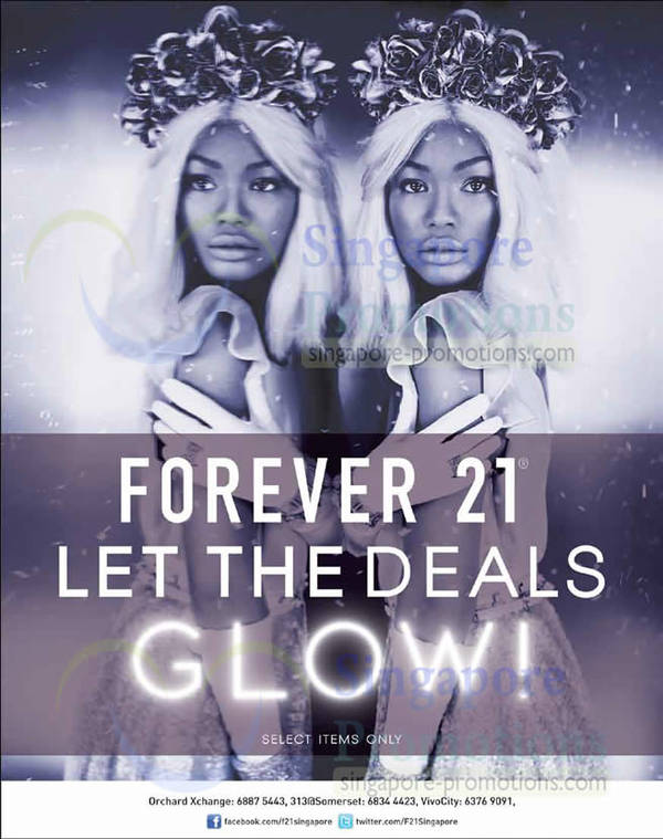 Featured image for Forever 21 Glowing Deals On Select Items 30 Nov 2012