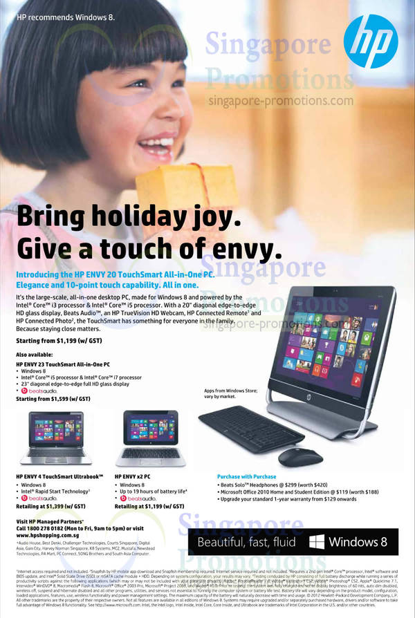 Featured image for HP Envy Series AIO Desktop PC & Notebook Features & Price 20 Dec 2012