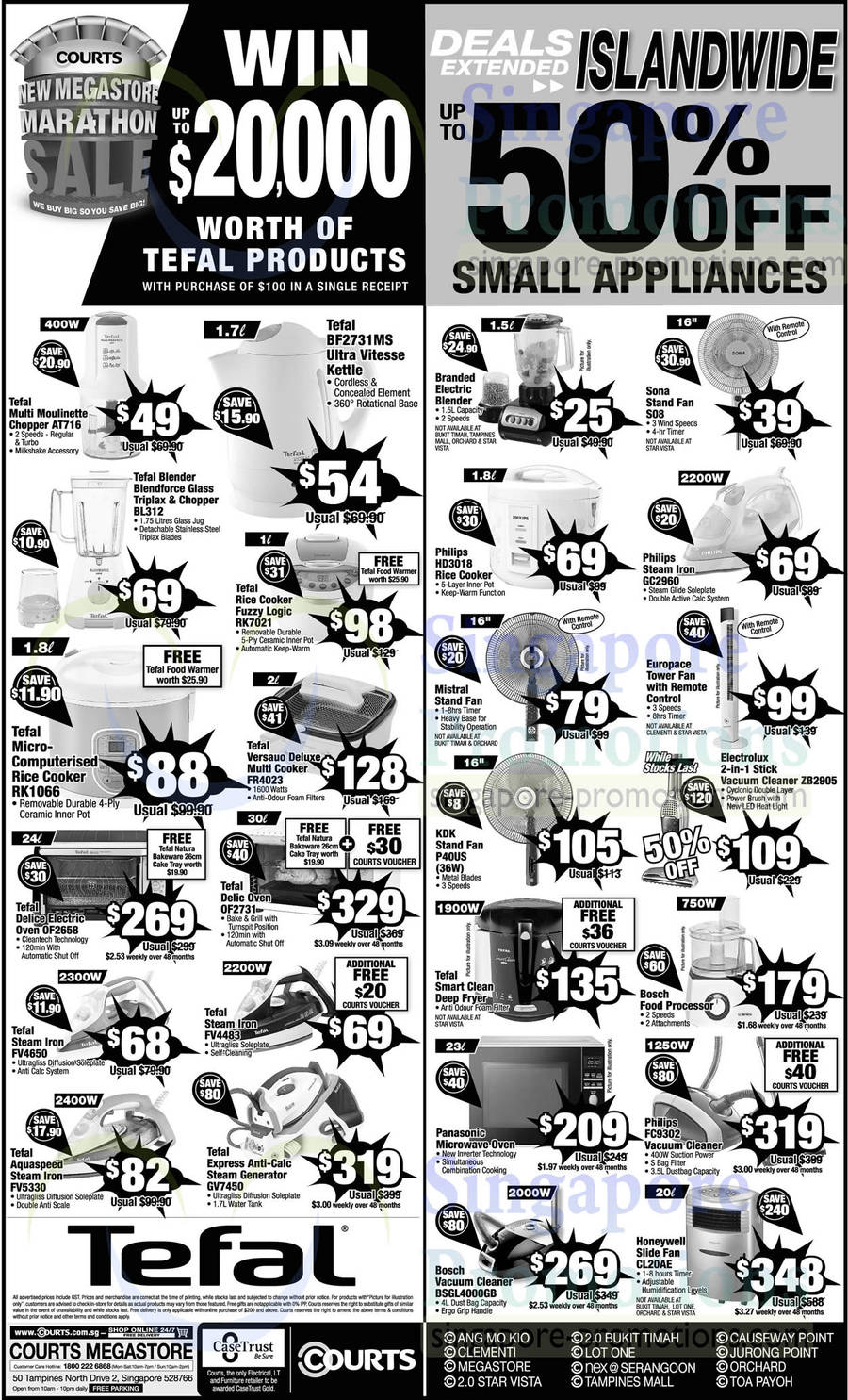 Home Appliances. Blender, Microwave Oven, Fan, Steam iron, Tefal, Sona, Philips