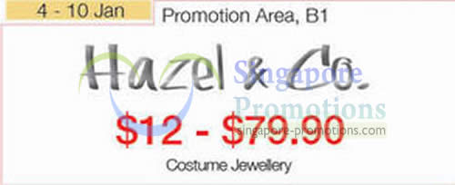 Featured image for (EXPIRED) Isetan Scotts Hazel & Co Costume Jewellery Promotion 4 – 10 Jan 2013