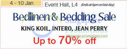 Featured image for (EXPIRED) Isetan Scotts Bedlinen & Bedding Sale Up To 70% Off 4 – 10 Jan 2013