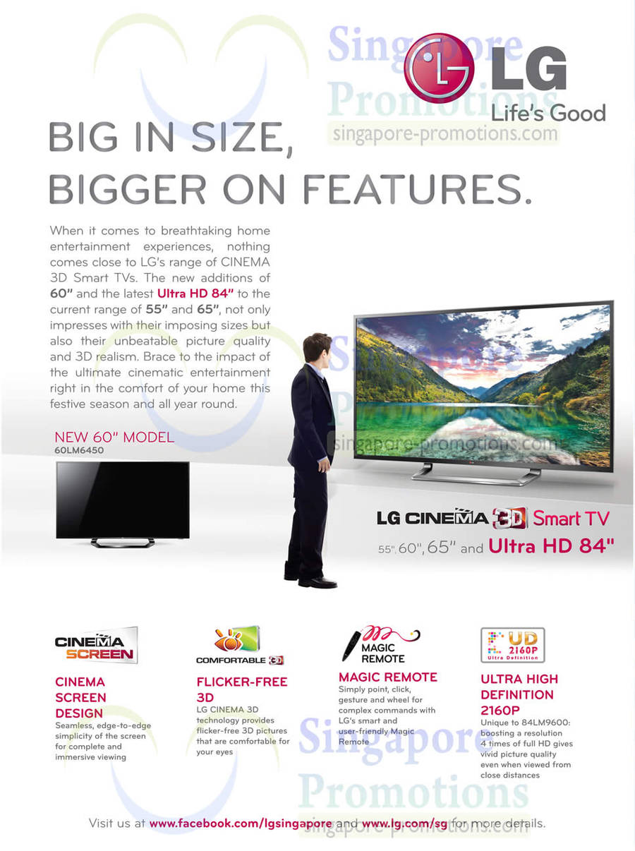 LG 60LM6450 3D Cinema Smart TV