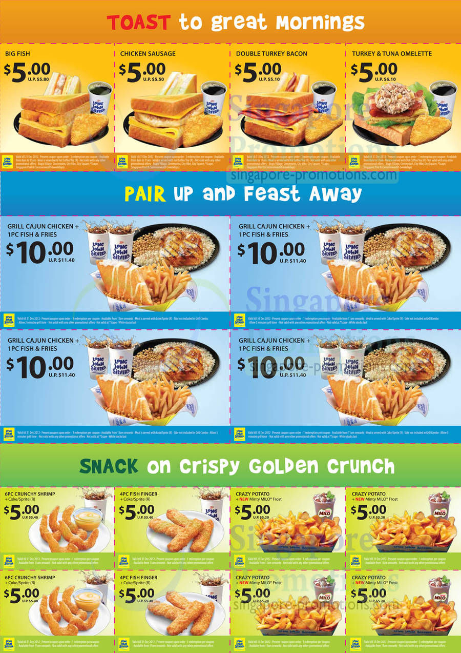 LJS All Coupons » Long John Silver’s New Dine-in Discount Coupons 7 ...