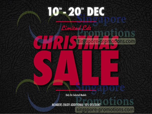 Featured image for (EXPIRED) Limited Edt Additional 10% Off Christmas Sale 10 – 20 Dec 2012