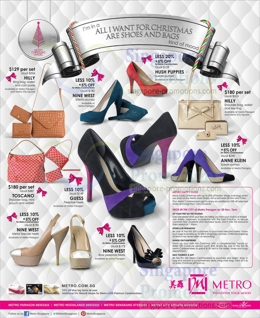 Metro Shoes Bags 29 Nov 2012