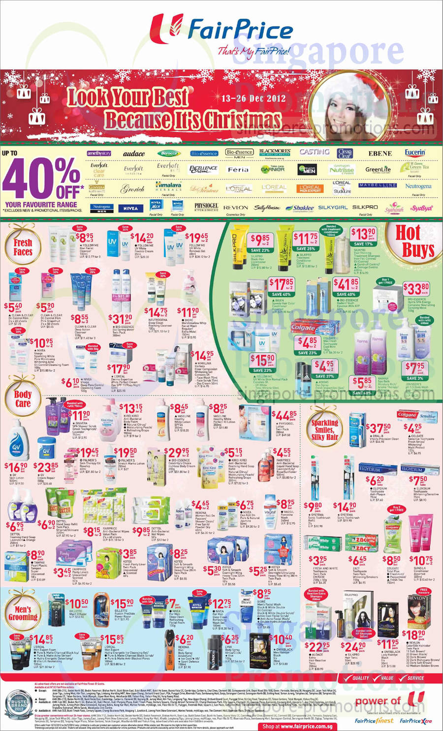 Personal Care Up To 40 Percent Off, QV Cream Repair, Physiogel Lotion, Bio-essence Radiant Youth Essence, Sleeping Mask, Vitality Precision Clean