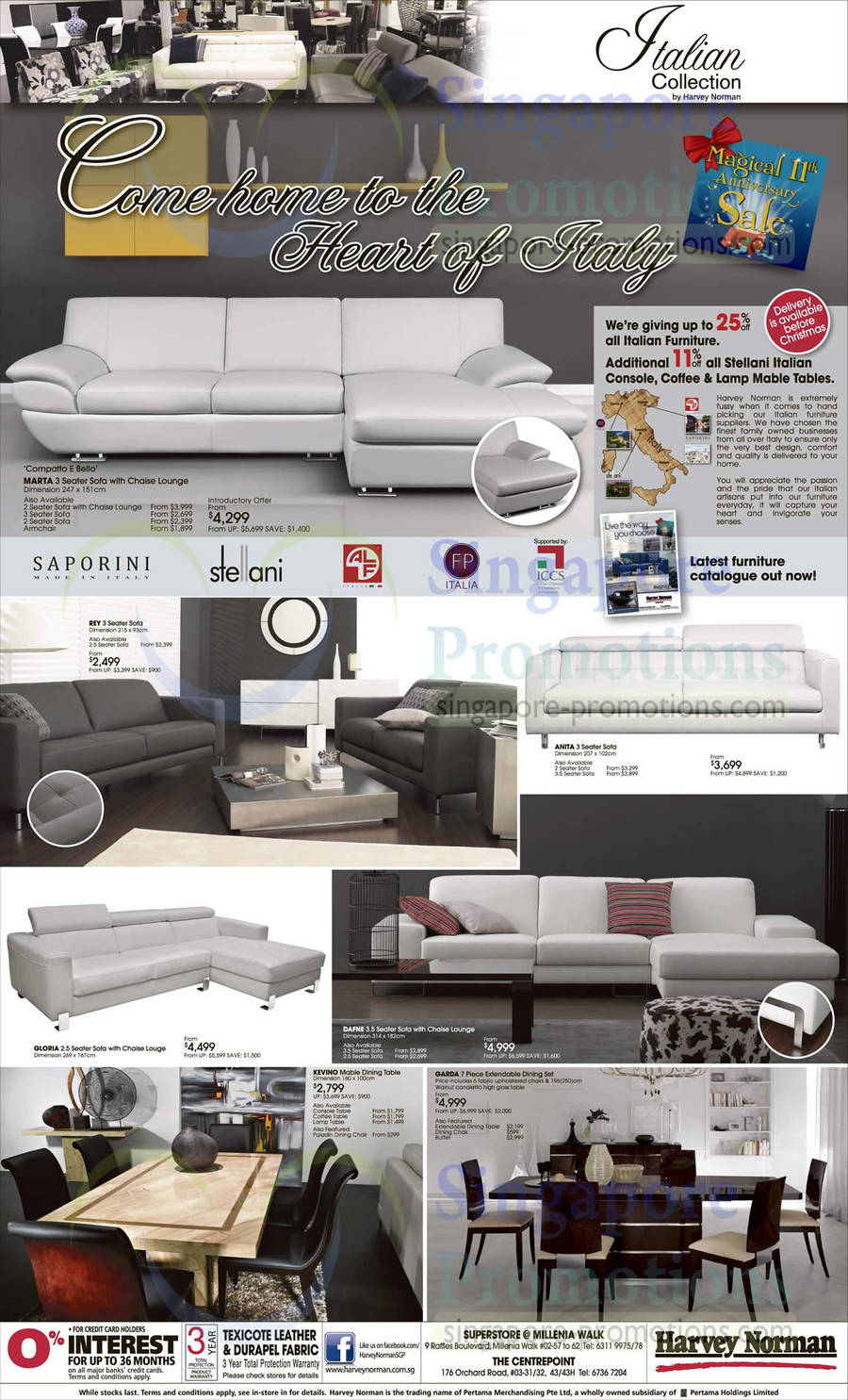 Sofa Sets, Dining Tables, Marta, Anita, Dafne, Kevino, Garda, Gloria, Kevino