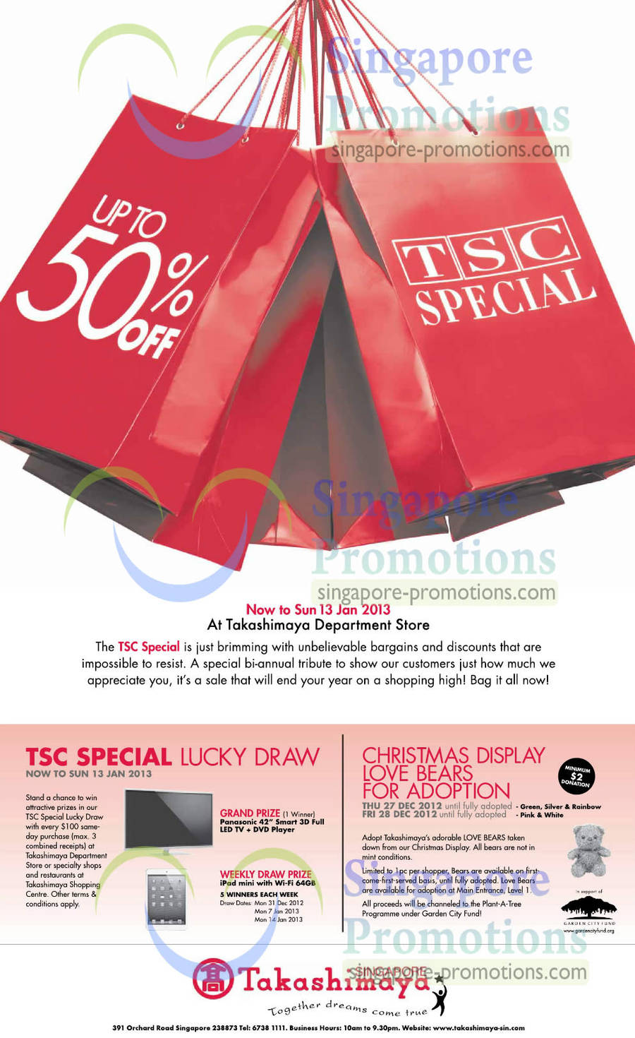 TSC Special, Lucky Draw, Love Bears For Adoption