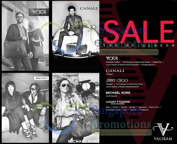 Featured image for (EXPIRED) Tumi, Canali, Jimmy Choo, Michael Kors & Luxury Fashion End of Season Sale 18 Dec 2012