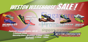 Featured image for (EXPIRED) Weston Warehouse Sale @ Peninsula Shopping Centre 29 Dec 2012