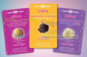 Featured image for (EXPIRED) Baskin-Robbins 1 For 1 Ice Cream Coupons @ Islandwide 7 – 20 Jan 2013
