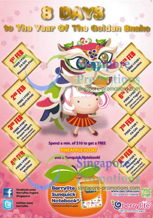 Featured image for (EXPIRED) Berry Lite 1 For 1 Promotion @ Islandwide 1 – 9 Feb 2013