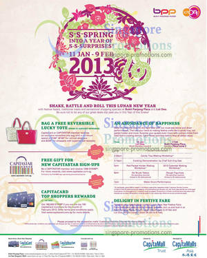 Featured image for (EXPIRED) Bukit Panjang Plaza & Lot 1 CNY Promotions & Activities 11 Jan – 9 Feb 2013