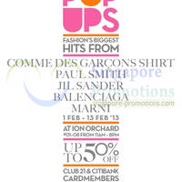 Featured image for (EXPIRED) Club 21 Paul Smith, Jil Sander, Balenciaga, Marn Up To 50% Off Sale @ ION Orchard 1 – 13 Feb 2013