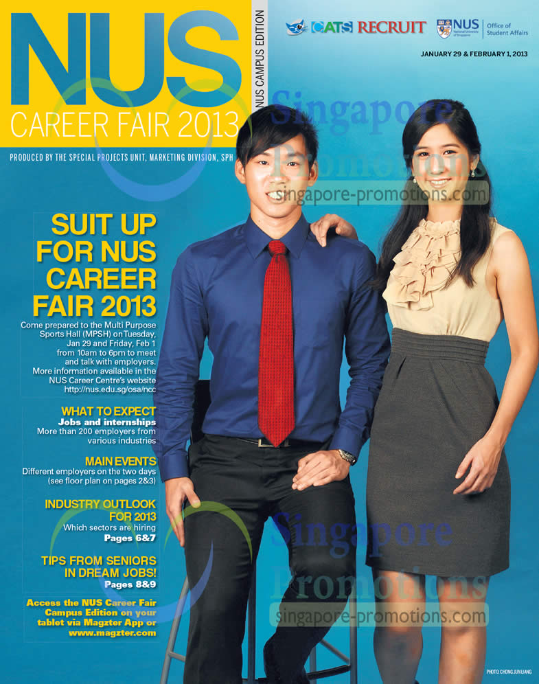 Featured image for NUS Career Fair 2013 Participating Companies, Venue & Floor Plans 29 Jan & 1 Feb 2013