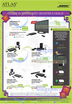 Featured image for Atlas Bose New Year Promotion Offers Price List 13 Jan 2013