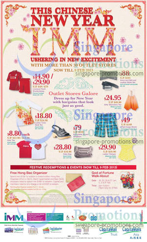 Featured image for (EXPIRED) IMM CNY Promotions & Activities 18 Jan – 9 Feb 2013