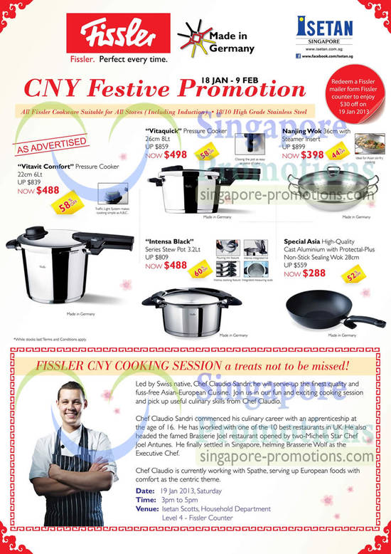 Isetan Fissler 17 Jan 2013