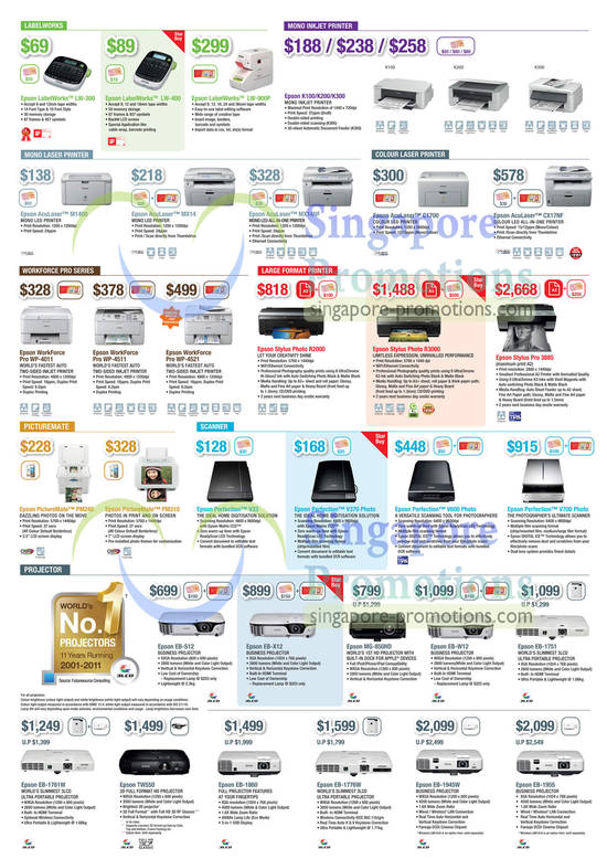 Labellers Labelworks LW-300 Label Printer, LW-400, LW-900P, Epson K100 Printer, K200, K300, Epson AcuLaser M1400 LED Printer