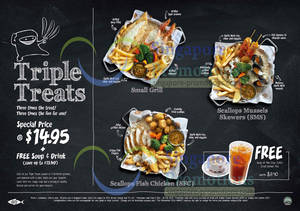 Featured image for (EXPIRED) Manhattan Fish Market New Triple Treats Up To $13.40 Off 2 Jan – 28 Feb 2013