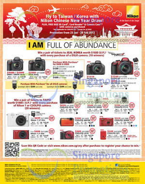 Featured image for Nikon Digital Cameras & DSLR Digital Cameras Offers 23 Jan – 28 Feb 2013