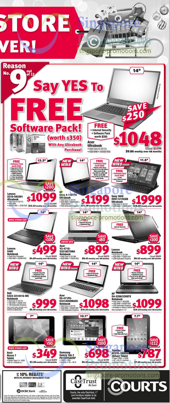 Notebooks, Acer, Lenovo, HP, Sony, Dell, Asus, Samsung, Toshiba