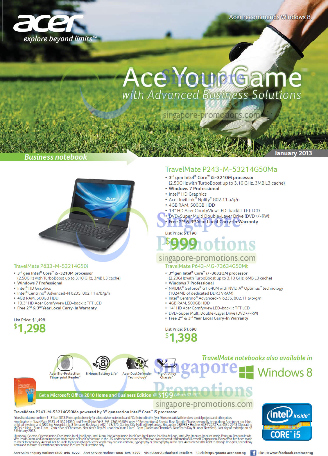 Featured image for Acer Business Notebooks &amp; Desktop PC Offers 1 - 31 Jan 2013