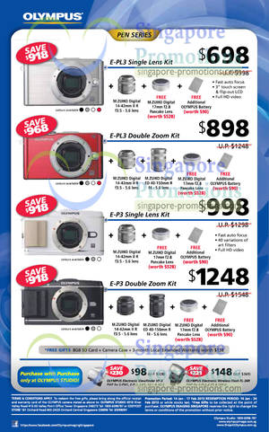 Featured image for (EXPIRED) Olympus Digital Camera Promotion Offers 14 Jan – 17 Feb 2013