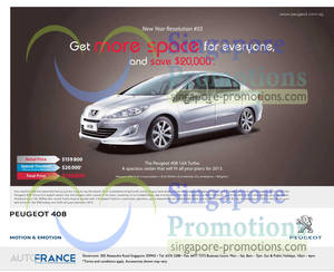 Featured image for Peugeot 408 Sedan Features & Price 26 Jan 2013