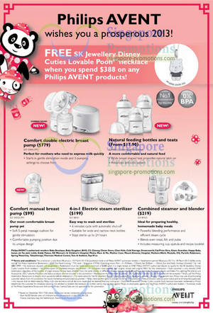 Featured image for (EXPIRED) Philips Avent CNY Promotion Offers 28 Jan – 3 Mar 2013