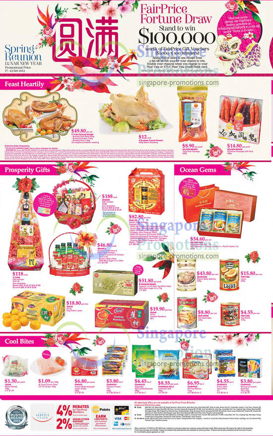 Prosperity Gifts, Hampers, Abalones, Golden Chef, Brands, Origins, Pasar, Fortune, New Moon