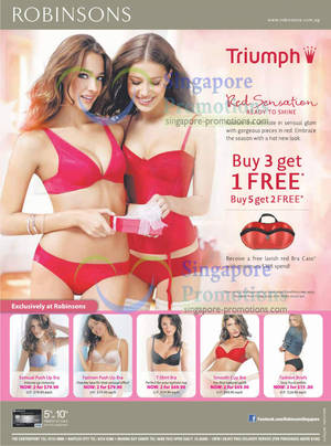 Featured image for Triumph Bra Promotion @ Robinsons 4 Jan 2013