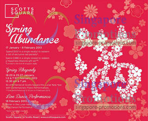 Featured image for (EXPIRED) Scotts Square CNY Promotions & Activities 26 Jan – 8 Feb 2013
